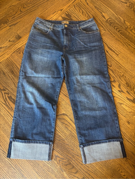 Kut from the Kloth Denim - **SOLD** KUT from the Kloth Sienna Cuffed Wide Leg Jeans - 12P